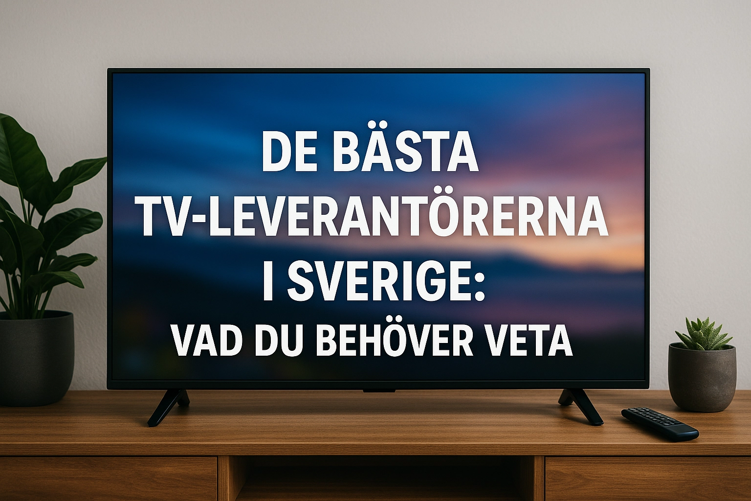 Die besten TV-Anbieter in Schweden: Was Sie wissen müssen